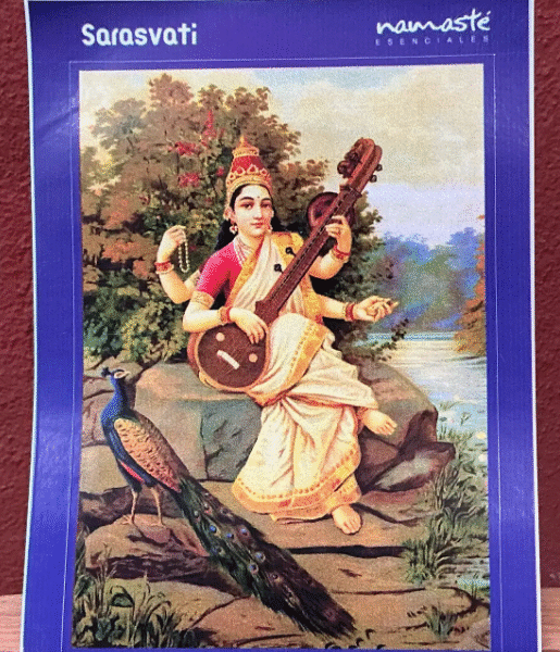 Sarasvati calco 14x10