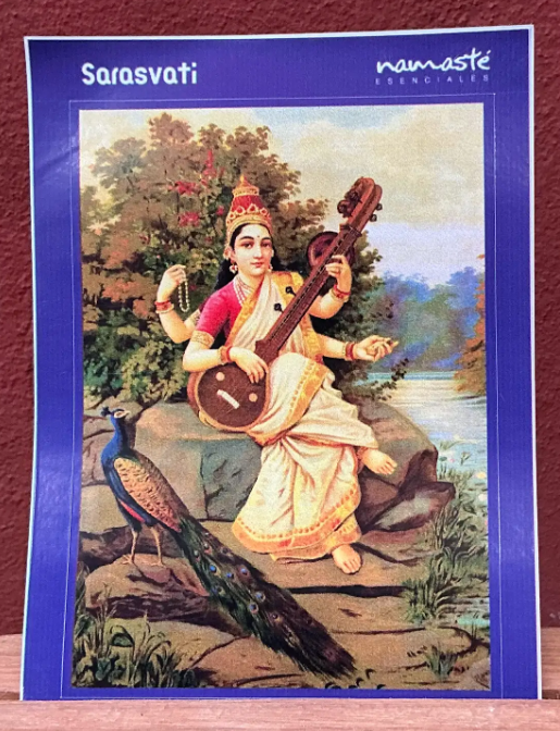 Sarasvati calco 14x10